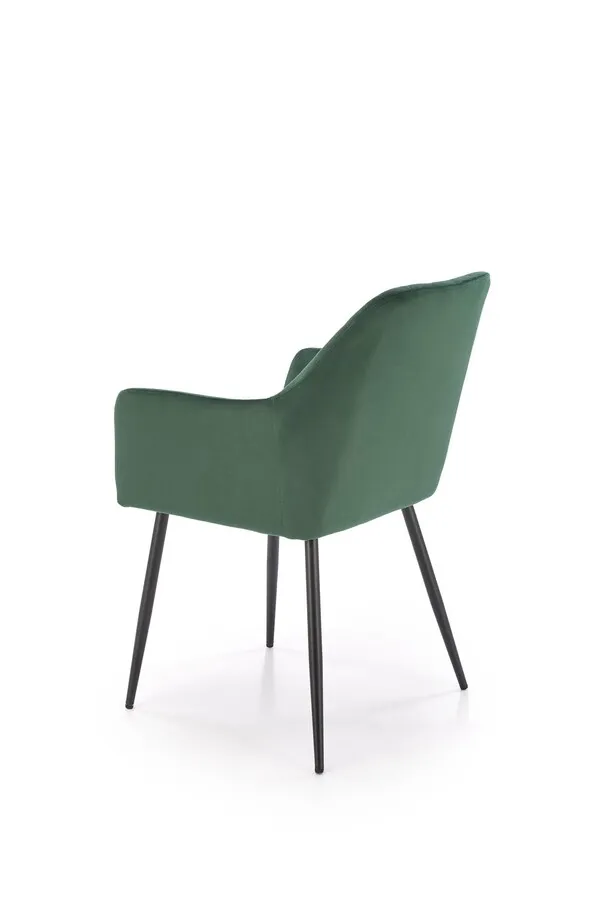 Krzesło z podłokietnikami K558 - ciemny zielony
