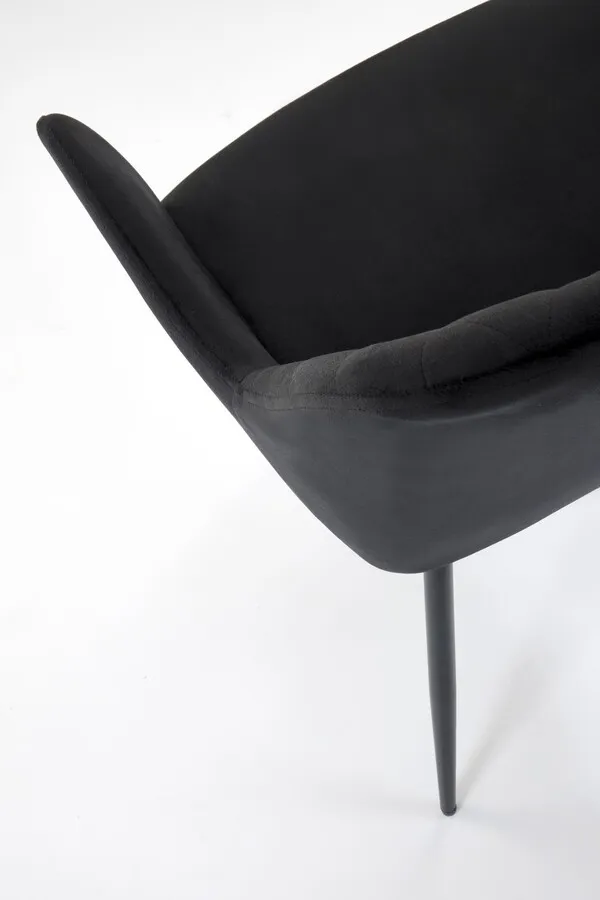 Krzesło z podłokietnikami K558 - czarny