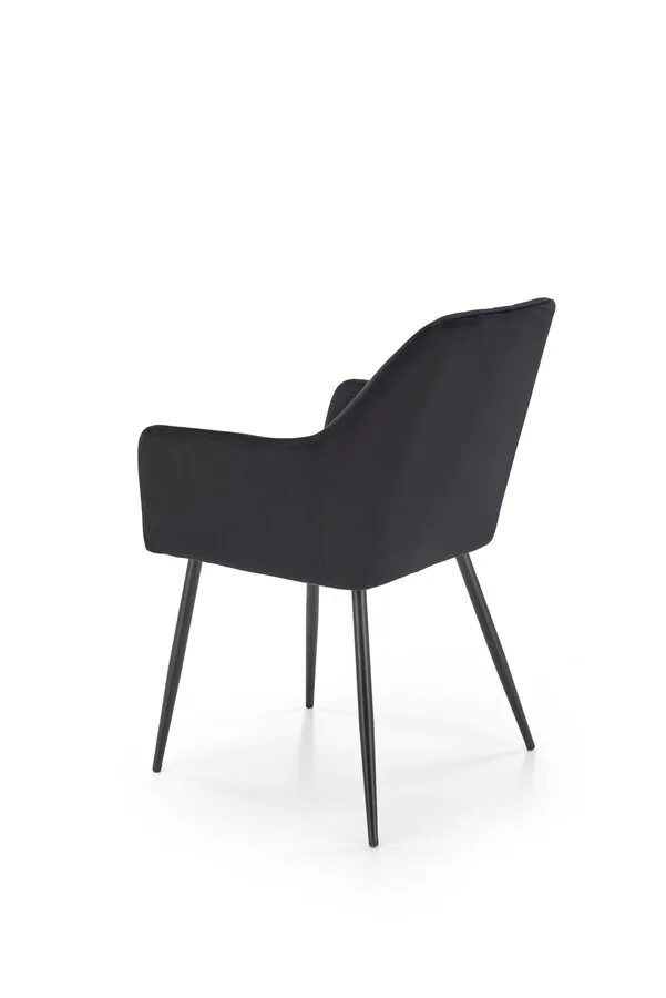 Krzesło z podłokietnikami K558 - czarny