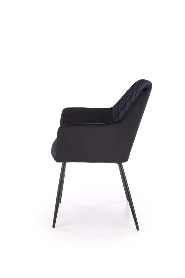 Krzesło z podłokietnikami K558 - czarny