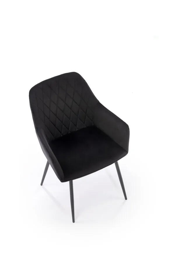 Krzesło z podłokietnikami K558 - czarny