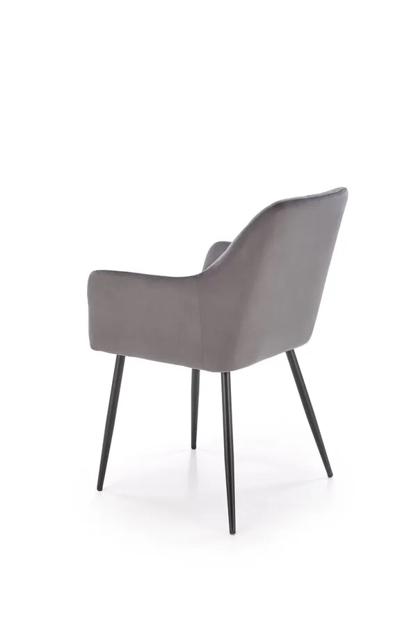 Krzesło z podłokietnikami K558 - popielaty