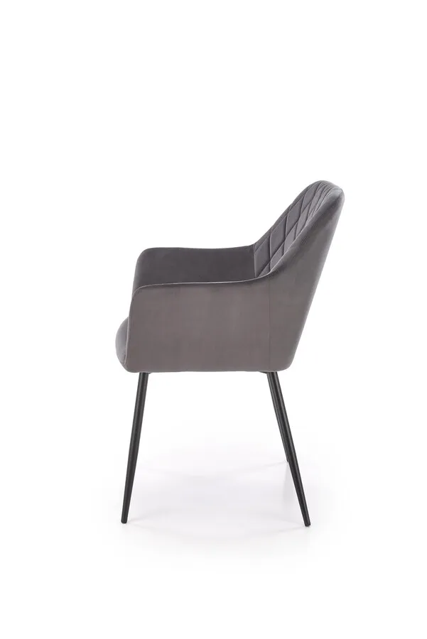 Krzesło z podłokietnikami K558 - popielaty