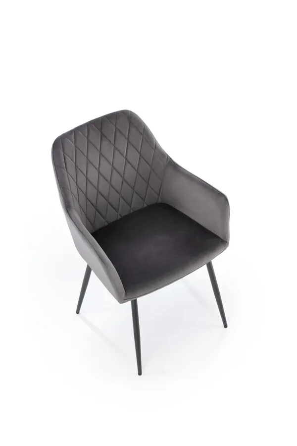 Krzesło z podłokietnikami K558 - popielaty