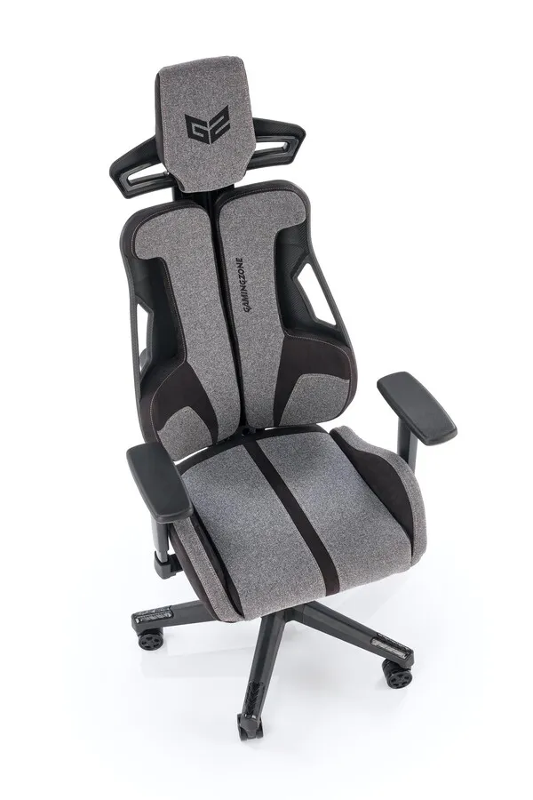 Fotel gamingowy NITRO 2 - popielaty/czarny