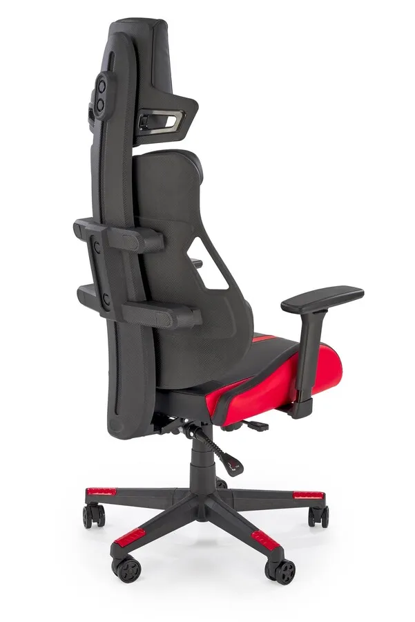 Fotel gamingowy NITRO - czarny/czerwony