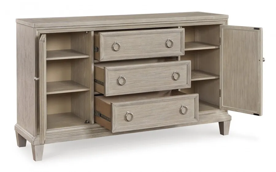 Komoda 2-drzwiowa z szufladami JORLAINA D922-60