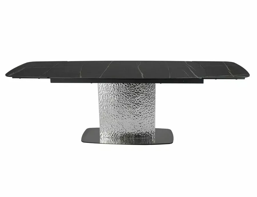Stół rozkładany MONCLER Ceramic 160/240x90 - czarny