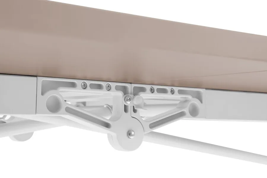 Stół składany na kółkach CARL TABLE 240x100 - beżowy/biały