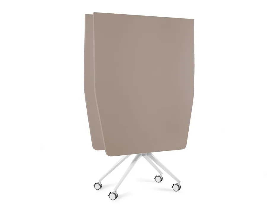 Stół składany na kółkach CARL TABLE 240x100 - beżowy/biały