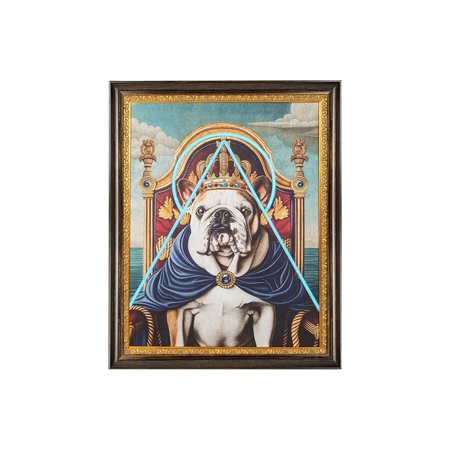 Obraz NEON BULLDOG 80x100
