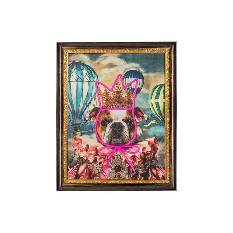Obraz NEON BULLDOG BALOON 80x100