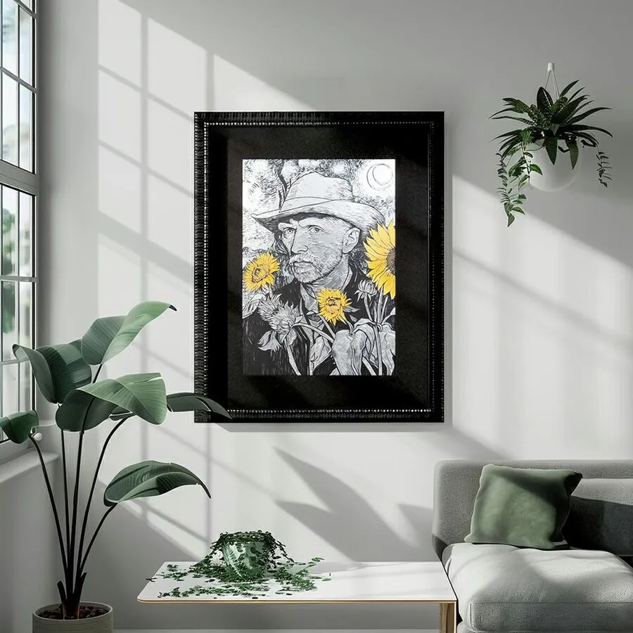 Obraz VAN SUNFLOWER 96x121