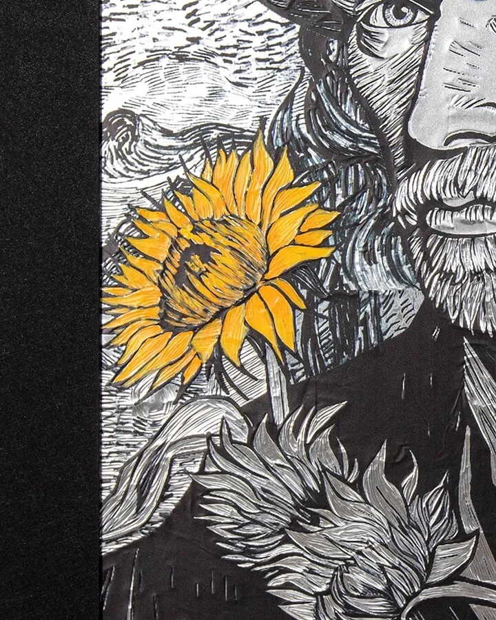 Obraz VAN SUNFLOWER 96x121