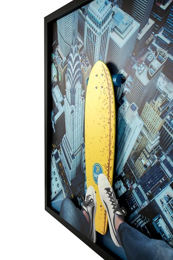 Obraz BIG CITY SKATER 130x130