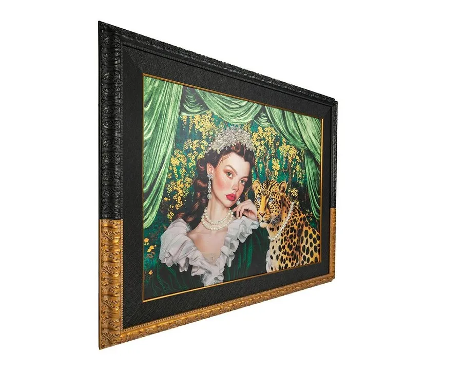 Obraz PEARLS LEOPARD 150x120