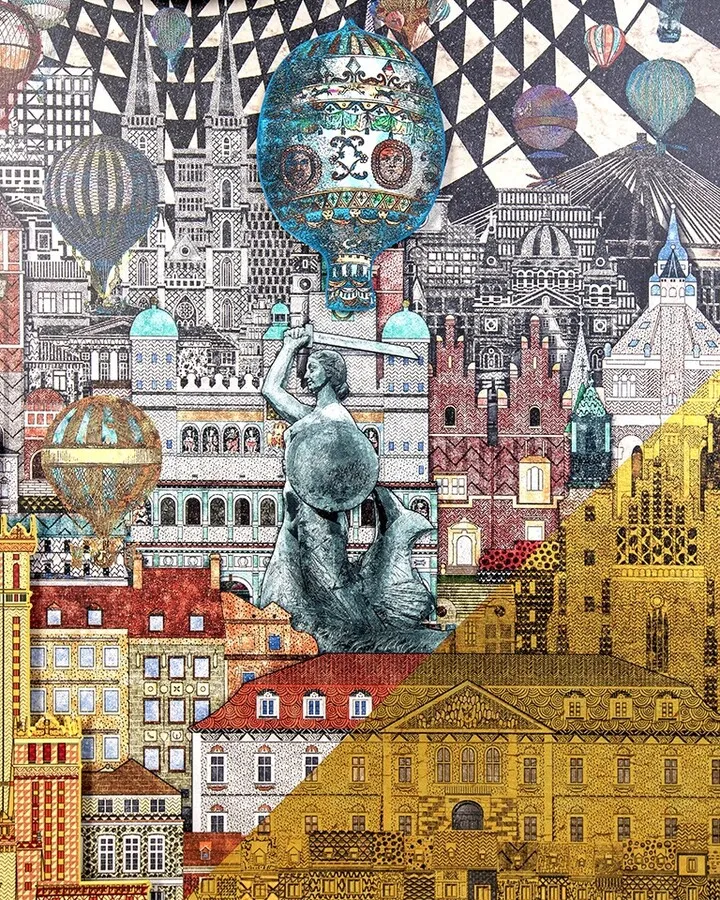 Obraz WARSAW GIRL 110x174