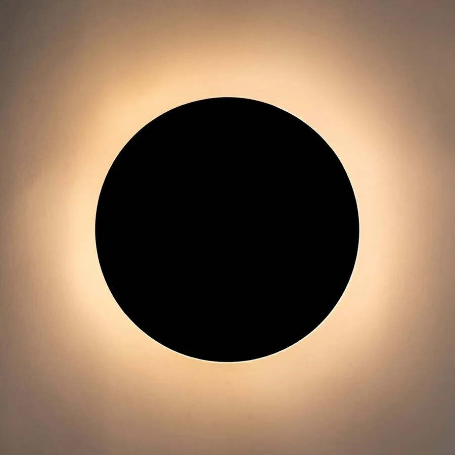 Lampa ścienna SHADOW SUN 30 - czarny