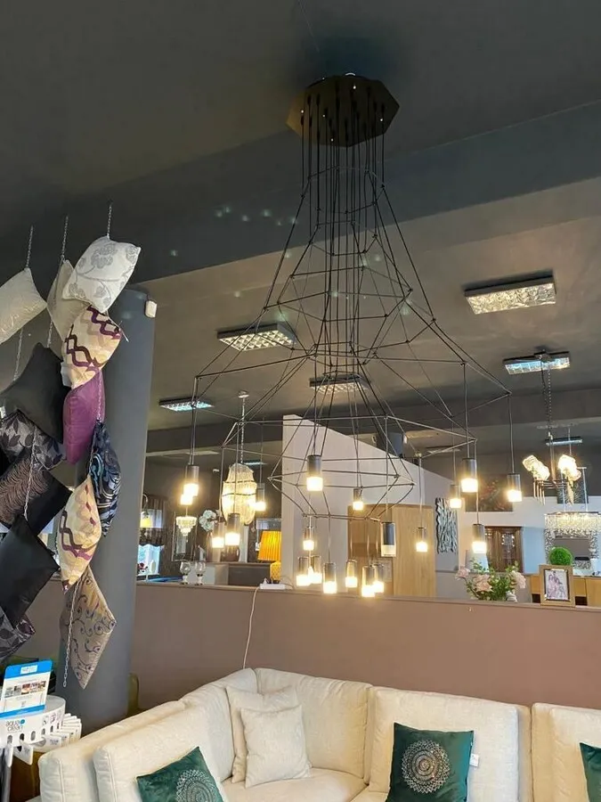 Lampa wisząca FLUSSO 20 - czarny