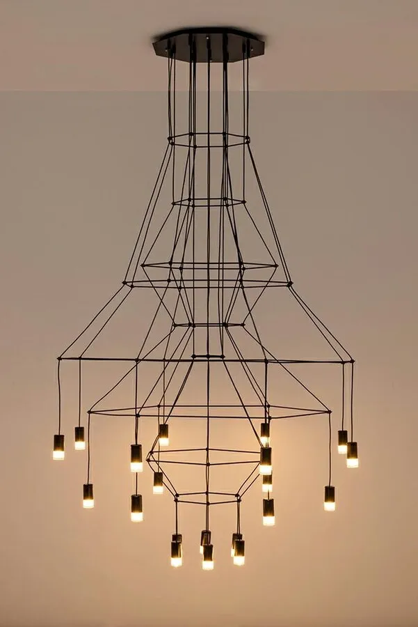 Lampa wisząca FLUSSO 20 - czarny