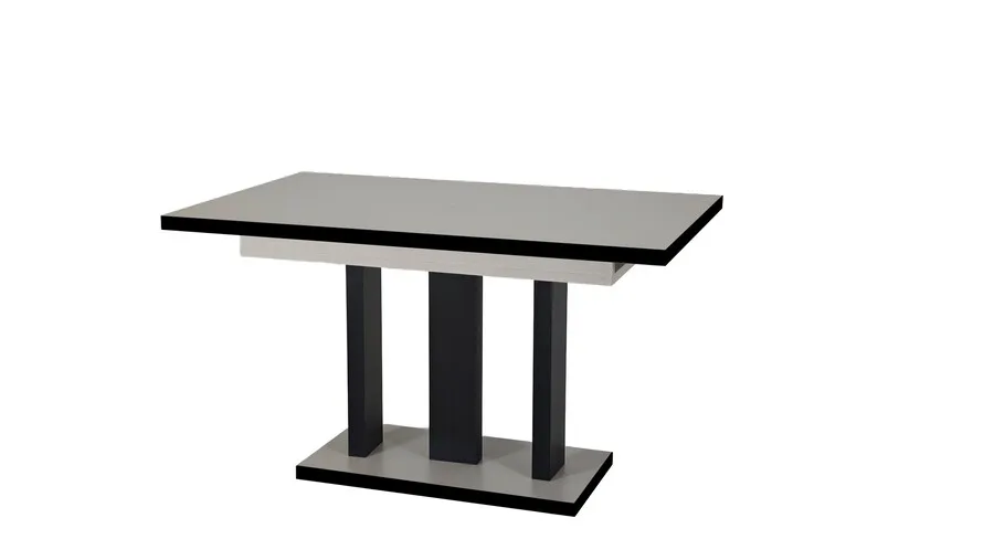 Stół rozkładany APPIA BLACK 130/210x80 - kaszmir