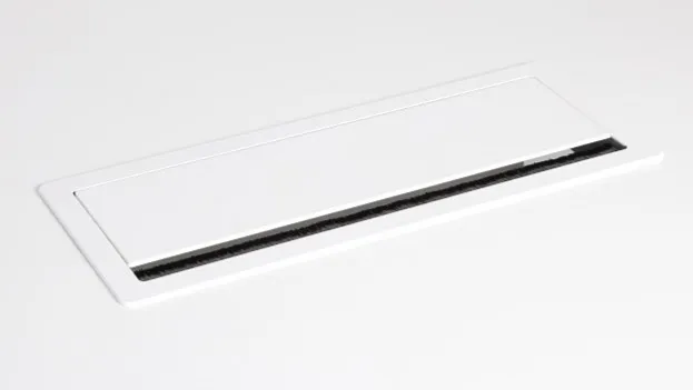 Aluminiowa maskownica kabli - biały