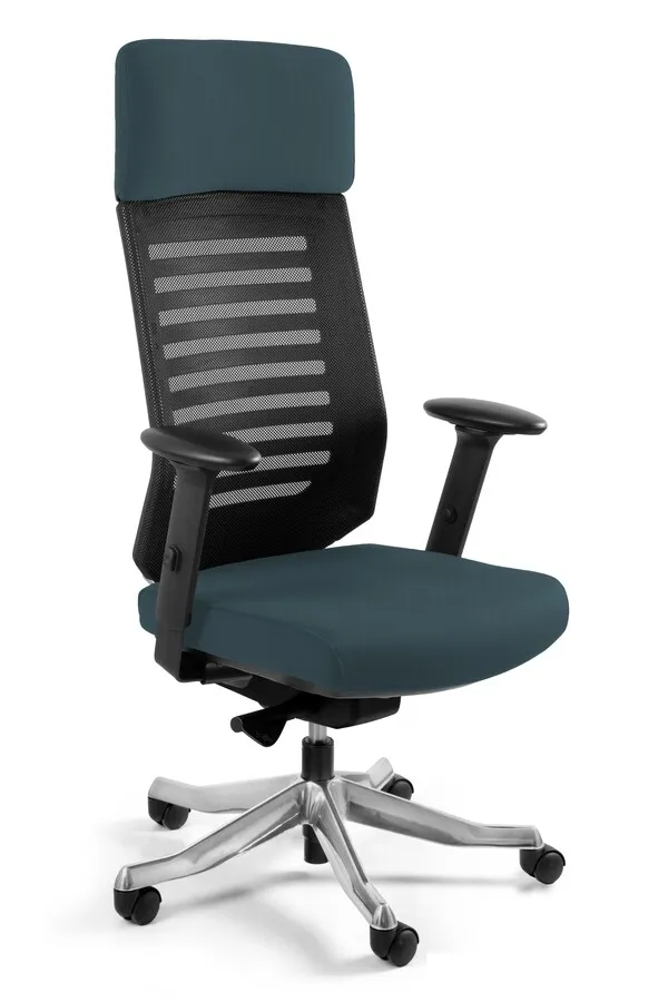 Fotel biurowy VELO - niebieski BL414