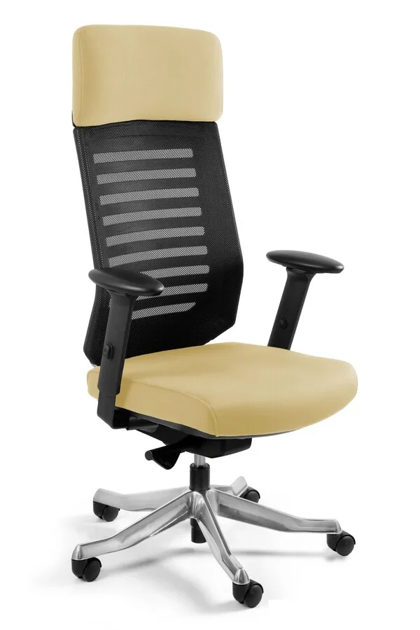 Fotel biurowy VELO - beżowy BL407