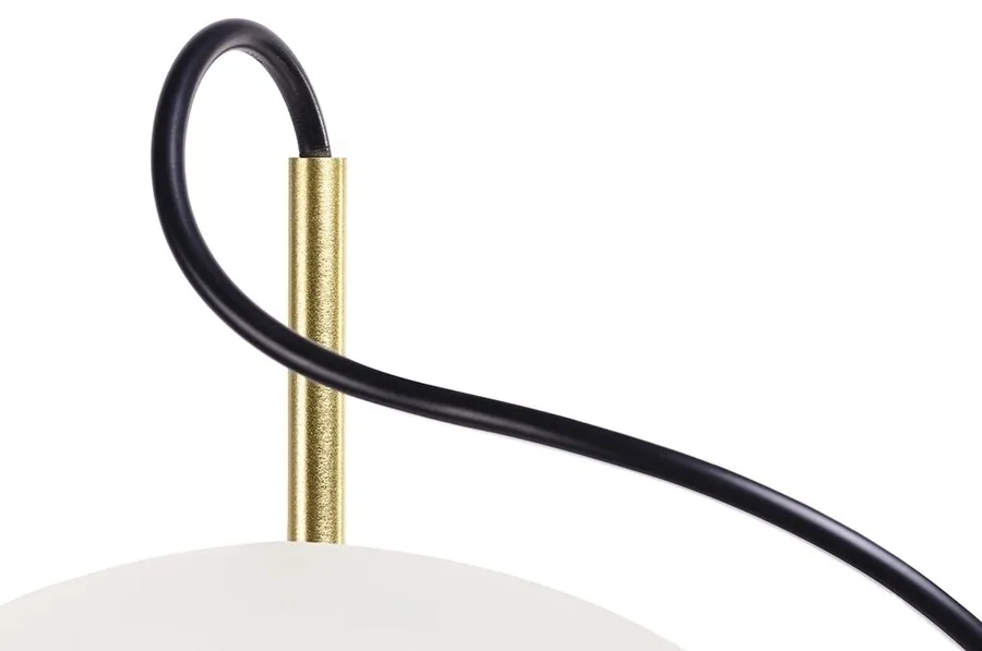 Lampa wisząca CAPRI LINE - biały/złoty