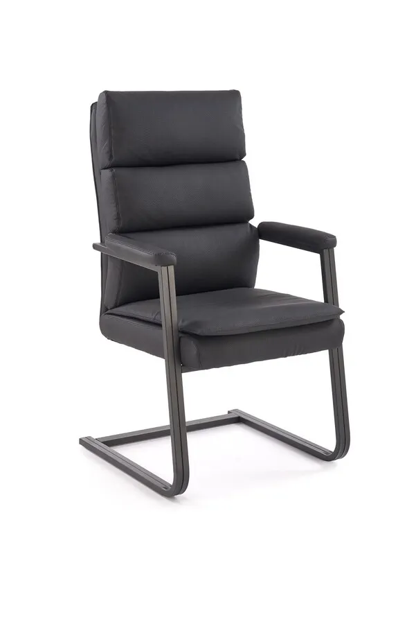 Fotel pracowniczy ADRIANO SKID - czarny