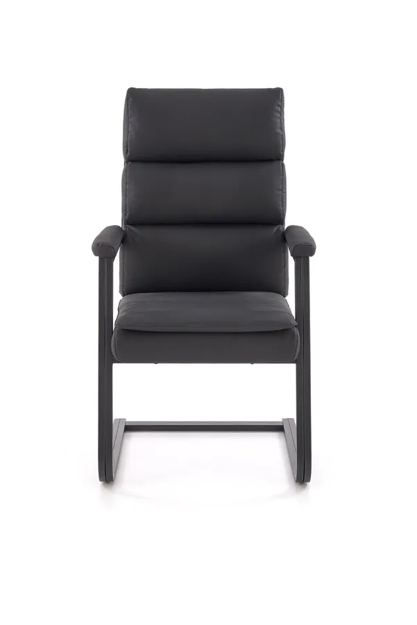 Fotel pracowniczy ADRIANO SKID - czarny
