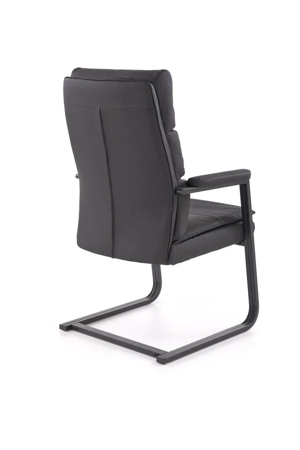 Fotel pracowniczy ADRIANO SKID - czarny