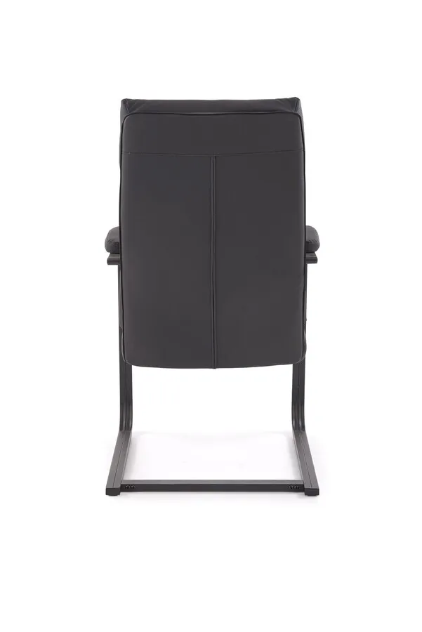 Fotel pracowniczy ADRIANO SKID - czarny