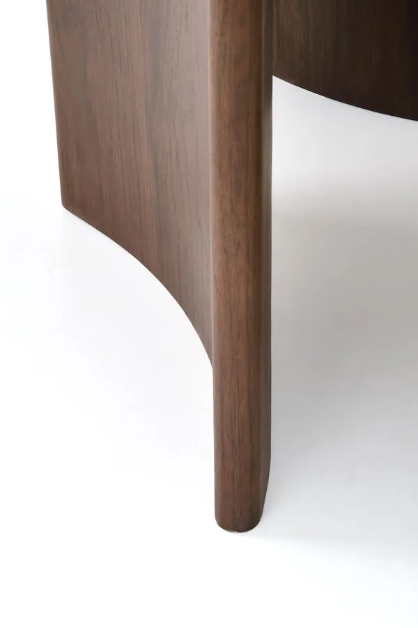 Stół okrągły CALDO 120 cm - orzech