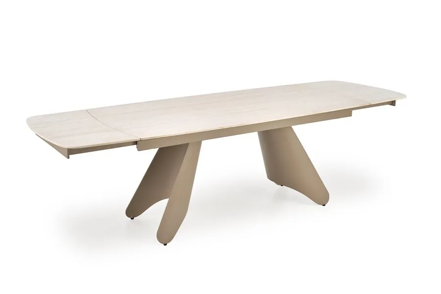 Stół rozkładany SALIX 180/260x90 - trawertyn/kaszmir