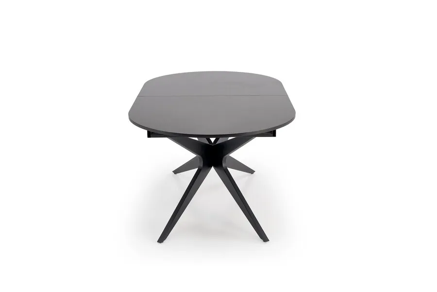 Sół owalny rozkładany SANDRO 180/240x100 - czarny