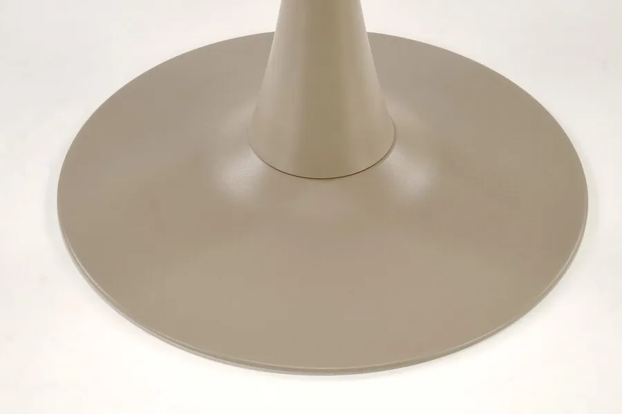 Stół okrągły TOLIO 90 cm - trawertyn/kaszmir