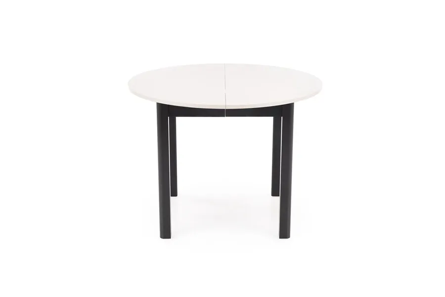Stół okrągły rozkładany RINGO 102/142x102 - kaszmir/czarny