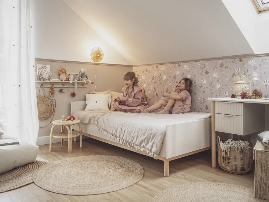 Łóżko dziecięce MILOO 200x90 - szampański