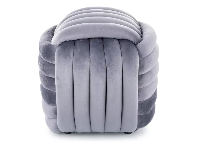 Puf BRUNI Velvet - szary