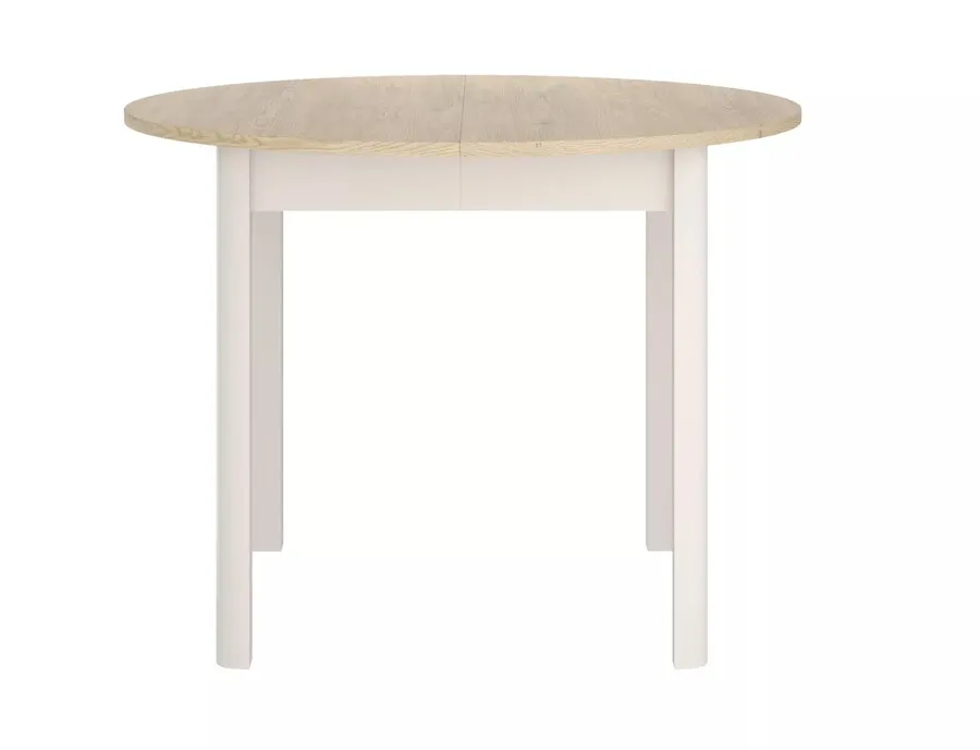 Stół okrągły rozkładany DANTE 102/144x102 - dąb cremona torro/kaszmir