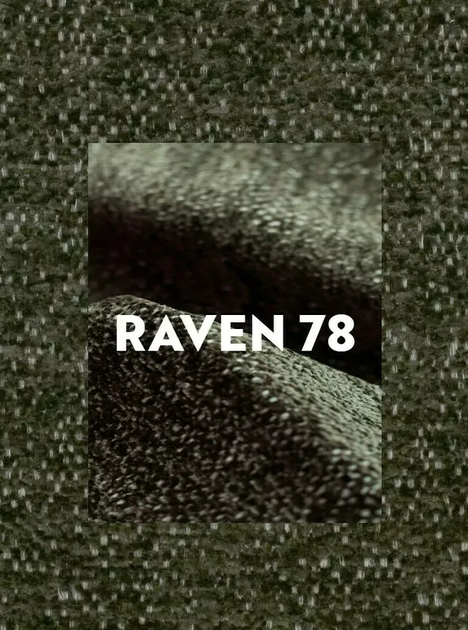 Krzesło tapicerowane ELTON Raven - złoty/oliwkowy Raven 78