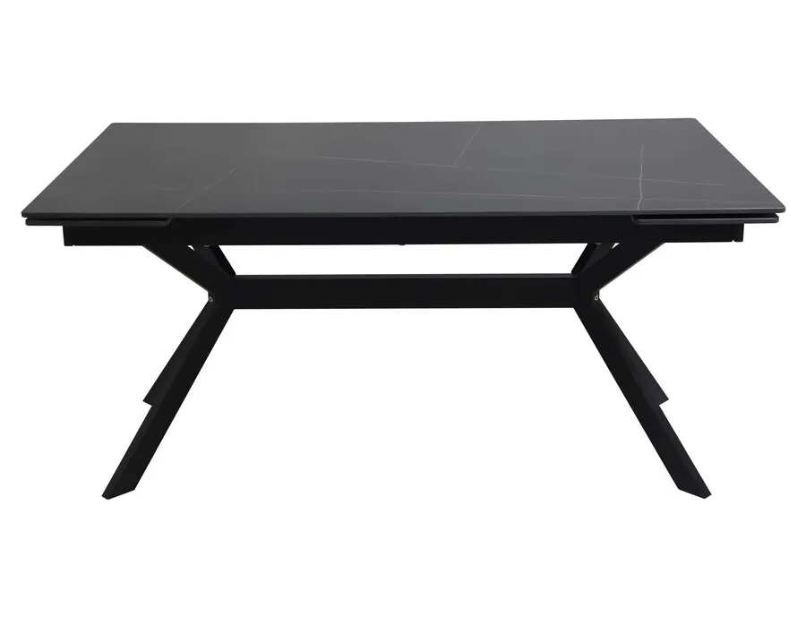 Stół rozkładany IMPERIA 160/220x90 - czarny