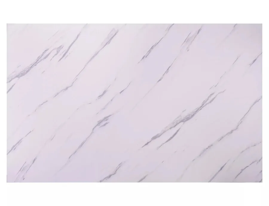 Stół MARCUS 120x75 - biały marmur/dąb