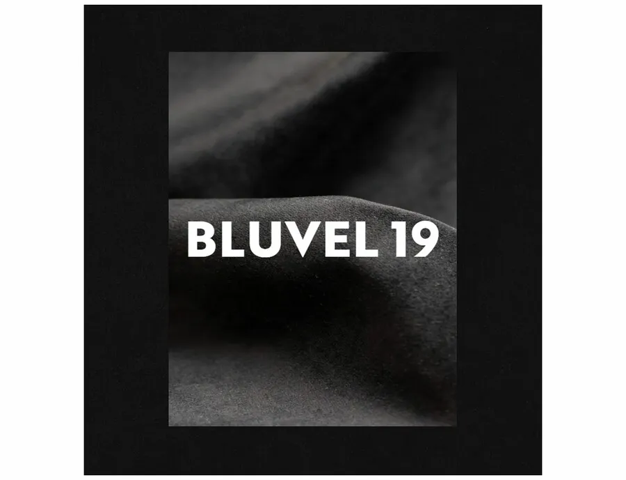 Krzesło tapicerowane welurowe MIKE Velvet - czarny Bluvel 19
