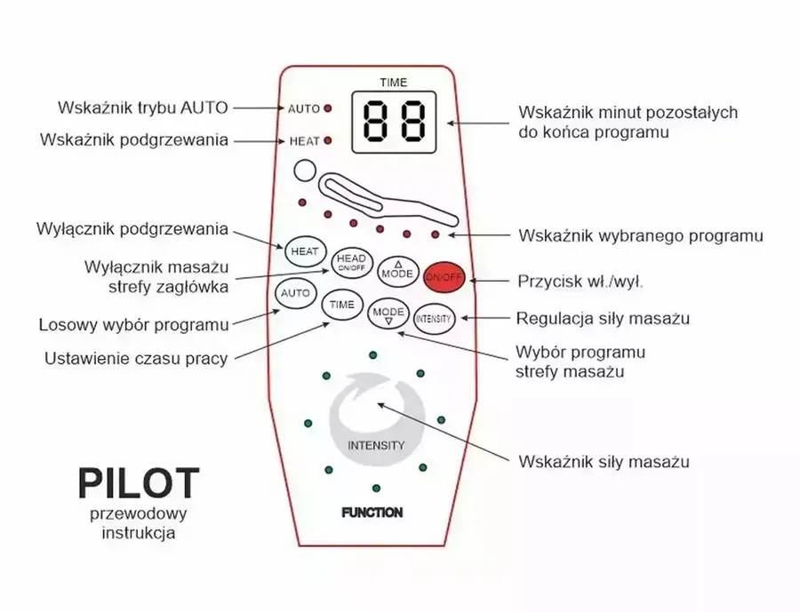 Fotel rozkładany z funkcją masażu NEPTUN M Brego - ciemny szary Brego 18