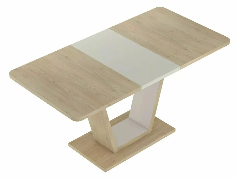 Stół rozkładany NIGEL 120/160x80 - dąb cremona torro/kaszmir