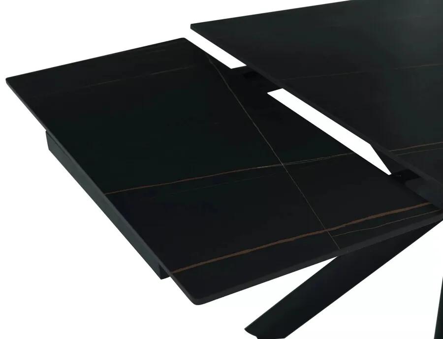 Stół rozkładany NORTON 160/240x90 - czarny mat