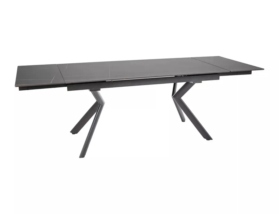 Stół rozkładany NORTON 160/240x90 - czarny mat