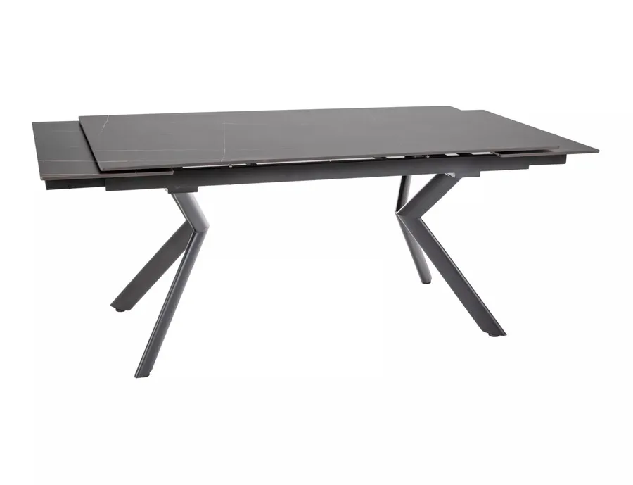 Stół rozkładany NORTON 160/240x90 - czarny mat